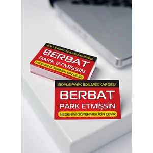 Hatalı Park Kartı Parkvizit (50 Adet)