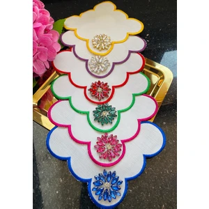 Sunum Peçete,kokteyl Peçete,kahve Yanı Sunum Peçete 6 Adet