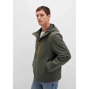 Kapüşonlu Yeşil Ceket 0110606-88487