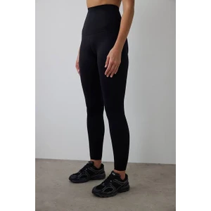 Siyah Extra  Yüksek Bel Miracle Pop Up (Push Up) Tayt