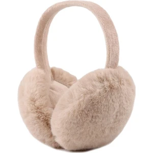 Kadın Soğuktan Koruyucu Soft Peluş Kışlık Kulaklık Kulak Isıtıcı Vizon