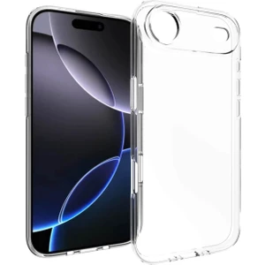 Apple iPhone 17 Air ile Uyumlu Kamera Korumalı Şeffaf Silikon Kılıf