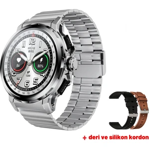 Kalobee SK43 Amoled Ekran 3 Kordonlu Akıllı Saat