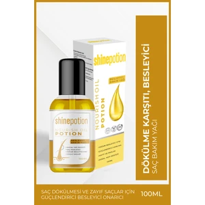Shine Potion Zayıf Saçlar Için Güçlendirici Besleyici Onarıcı Biberiye Içerikli Saç Bakım Yağı 100ML