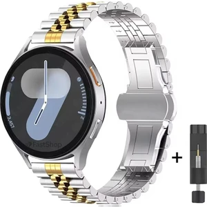 Samsung Galaxy Watch 7 Fe 4 5 Pro 6 Seri 40 42 43 44 45 46 47 mm Uyumlu Çelik Rolex Saat Kordonu