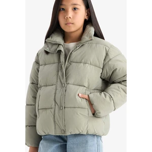 Kız Çocuk Su Geçirmez Fermuarlı Şişme Mont E8608A825AU