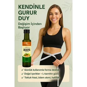 Akasya Gamı Şurubu 250 ml  Fazlalık Atmaya Yardımcı Detox Şurubu