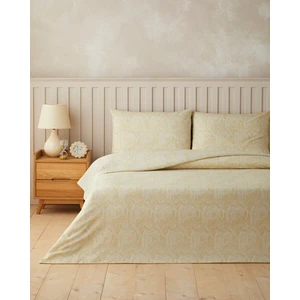 Bohemian Kolay Ütülenir Tek Kişilik Nevresim Takımı 160X220 cm Hardal