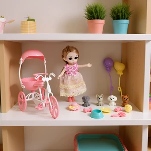 Dollyland Minkie Yol Arkadaşım ve Hayvan Dostları Oyun Seti 15 Parça