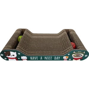 Karton Kedi Tırmalama Çantoplu 38*6*20