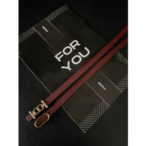 2'li Gold Tokalı Ince Kemer, Pantolon Kemeri, Gömlek Kemeri, Ceket Kemeri