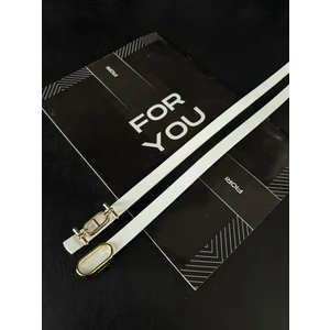 2'li Gold Tokalı Ince Kemer, Pantolon Kemeri, Gömlek Kemeri, Ceket Kemeri