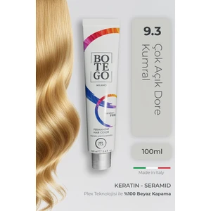 Profesyonel Krem Saç Boyası - 9.3 Çok Açık Dore Kumral 100 ml - Plex, Keratin, Seramid