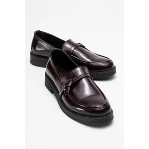Galea Bordo Rugan Tokalı Hakiki Deri  Kadın Loafer Ayakkabı