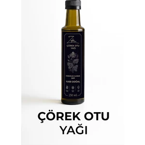 Zafir Natural Soğuk Sıkım Çörek Otu Yağı %100 Doğal 250 mL