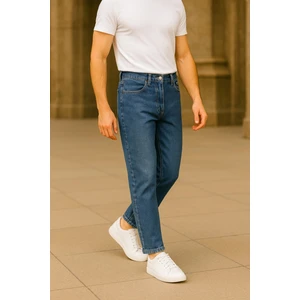 CEDY DENIMDar Paça Erkek Yüksek Bel Kot Pantolon - Salaş Mom Jean C333