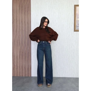 Likralı Straight Jean