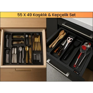 Almital 55x49 cm. Kaşıklık ve Kepçelik 2'li Set ( Kesim) 50x40 CM ‘E KADAR KESİLEBİLİR