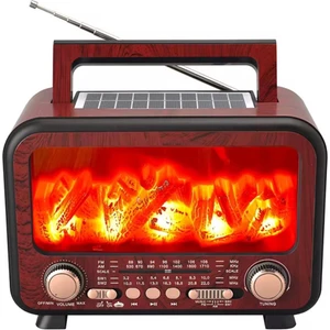 Rt-754  Bluetooth Fm-Usb-Tf-Aux  Şarjlı Nostaljik Radyo