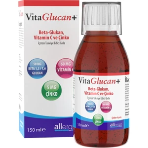 VitaGlucan+ 150 ml Şurup - Beta Glucan + Vitamin C + Çinko