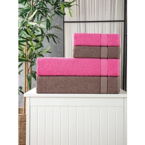 Dream Banyo Havlu Takımı 4 Parça (2 El Yüz & Baş Havlusu, 2 Vücut Havlusu)