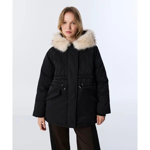Suni Kürk Yakalı Mont TW6250012218001