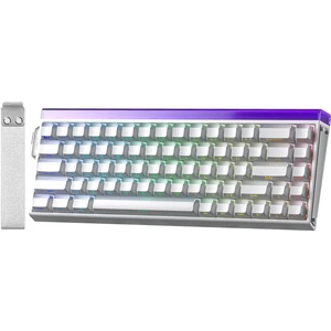 Hero 68 He Manyetik Klavye Rapid Trigger Jade King Switch 8000Hz RGB Neon TKL Hot Swap Oyuncu Klavyesi Beyaz