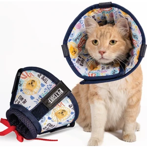 Elizabeth Yakalık Kedi – Renkli ve Siyah, Rahat ve Ayarlanabilir Koruma Boyunluğu Kedi Yakalık