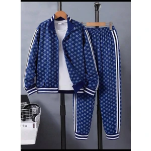 Triko Erkek Çocuk Üçlü Eşofman Takımı - Body - Hırka - Pantolon