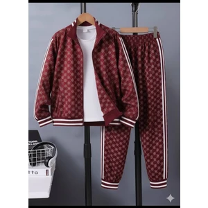 Triko Erkek Çocuk Üçlü Eşofman Takımı - Body - Hırka - Pantolon