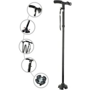 Hareketli LED Işıklı Katlanır Baston