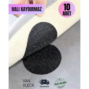 10 Adet Halı Kaydırmaz Cırt Cırt – Zemine ve Halıya Yapışan, Kaymaz Sabitleyici Aparat