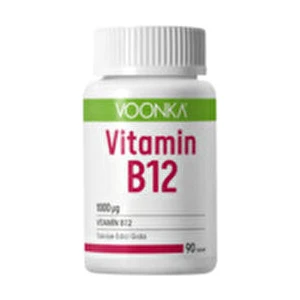 Vitamin B12 102 Tablet 1000 µg Takviye Edici Gıda Enerji ve Sinir Sistemi Destekleyici