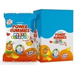 Power Gummies Multi Vitamin 64 Adet Meyve Aromalı Sporcu Besinleri Jel Formunda