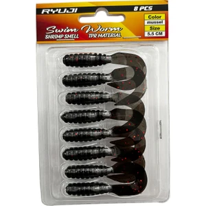 Swim Worm 5.5cm 8 Adet Lrf Silikon Yem