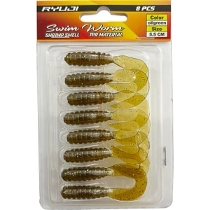 Ryuji Swim Worm 5.5cm 8 Adet Lrf Silikon Yem