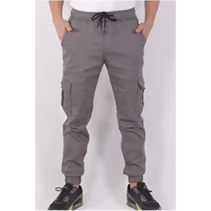 Bel ve Paça Lastikli Yanları Kargo Cepli PANTOLON-19000