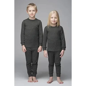 Soft Çocuk Termal İçlik Set Antrasit