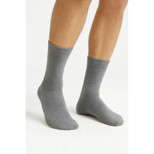 Erkek Uzun Çorap 3'lü Paket %100 Yün