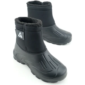 Erkek Kışlık Içi Peluşlu Su Geçirmez Tek Cırt Cırtlı Boğazdan Ayarlanabilir  Rahat Taban Günlük Eva Kar Bot Çizme