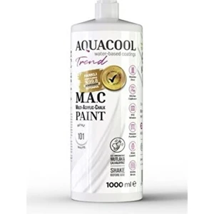Aquacool Trend Mac Boya 101 Beyaz Çok Amaçlı Su Bazlı 500 ml Türkiye Menşeli