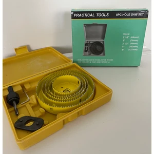 Practıcal Tools Panç Delik Açma - Bilenmiş Set 8 Parça
