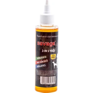Üçü Bir Arada - Savage - Silah Temizleme Yağı - 150 ml