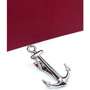 Çapa Gümüş Kravat Iğnesi KIY39