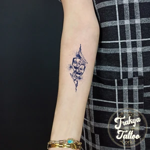 Trakya Tattoo Yarı Kalıcı Dövme Geçici Maske Dövmesi