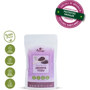 Mor Aronya Tozu (Şekersiz,Katkısız) 100 gr