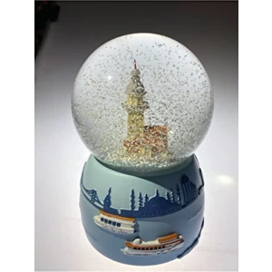 Kız Kulesi Tasarımlı Kar Küresi