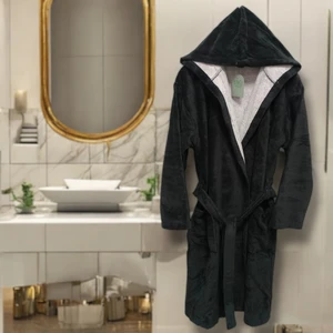 Mysoft Home Triga Kapüşonlu Bornoz %100 Pamuk