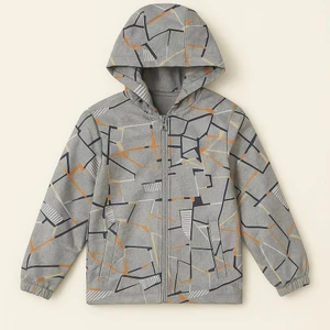 Geometrik Desen Erkek Çocuk Yağmurluk 2903