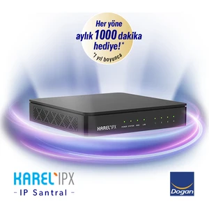 KAREL IPX IP SANTRAL - 50 Kullanıcı (Uzaktan Kurulum Dahil)